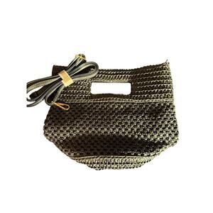 UNIVERSAL THREAD BLACK STRAW PURSE